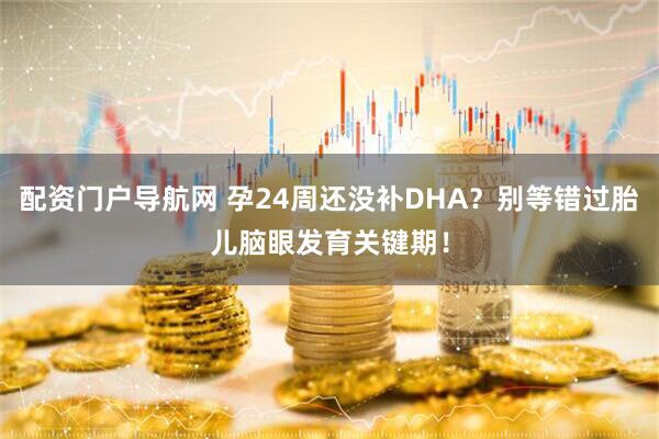 配资门户导航网 孕24周还没补DHA？别等错过胎儿脑眼发育关键期！